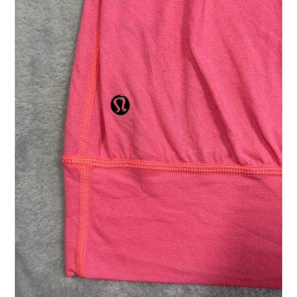 Lululemon 8 No Limits Tank Top Built In Bra Flowy Bright Fuchsia Hot Pink Fairy - Picture 3 of 9
